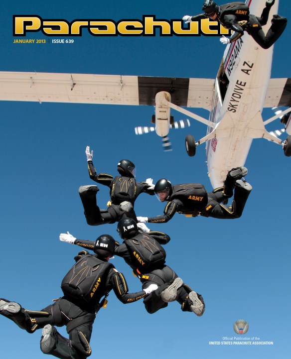 Jan 2013 Parachutist Cover